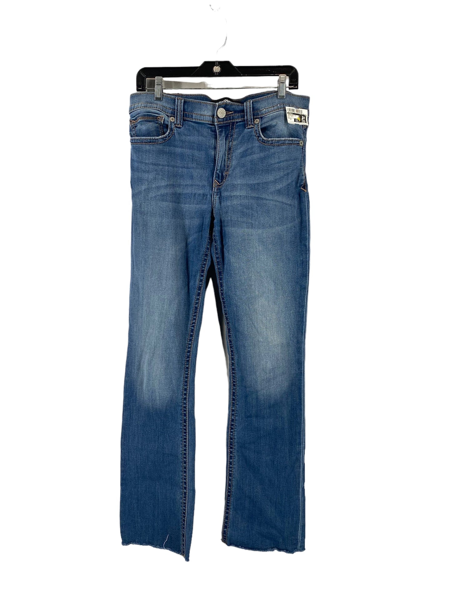 Jeans Boot Cut By Express In Blue Denim, Size: 10