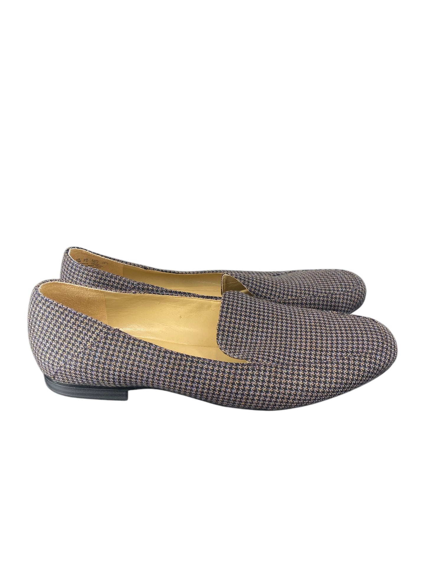 Shoes Flats By Clothes Mentor In Plaid Pattern, Size: 9.5