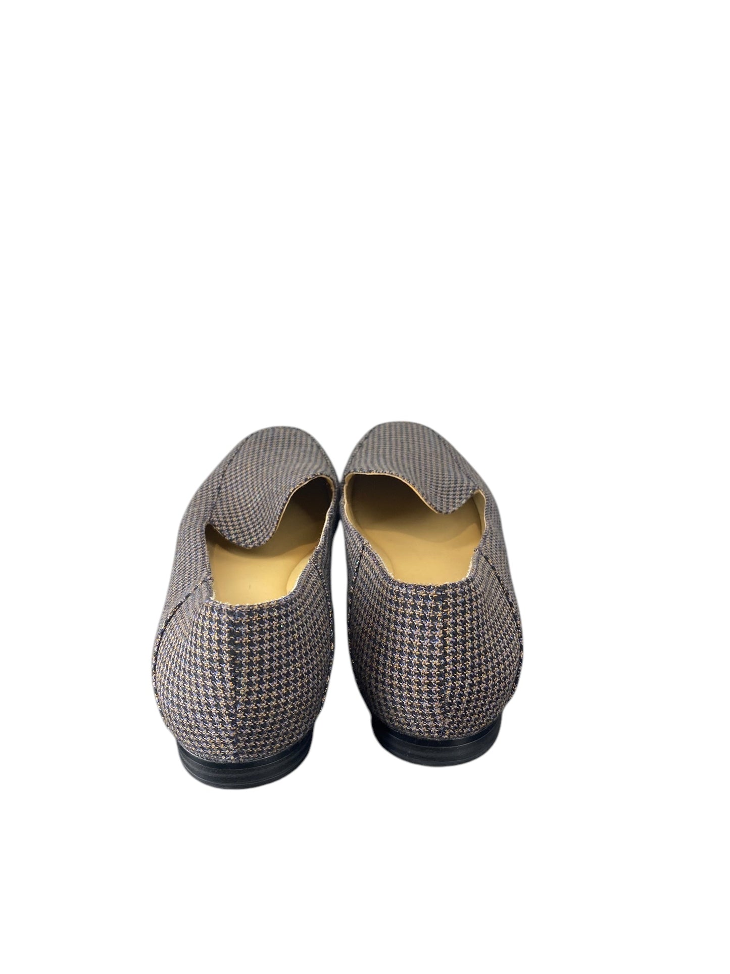 Shoes Flats By Clothes Mentor In Plaid Pattern, Size: 9.5