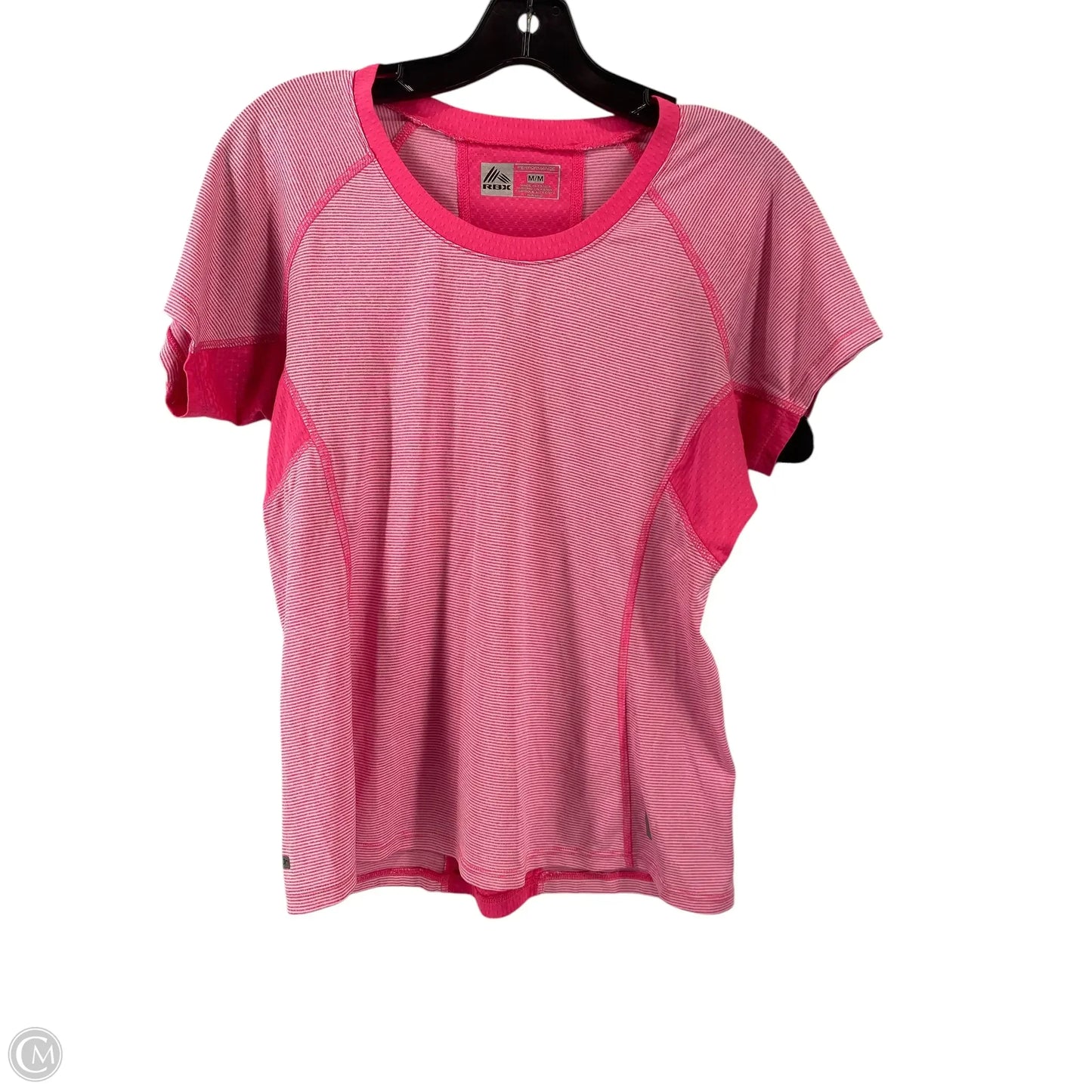 Athletic Top Short Sleeve By Rbx In Pink, Size: M