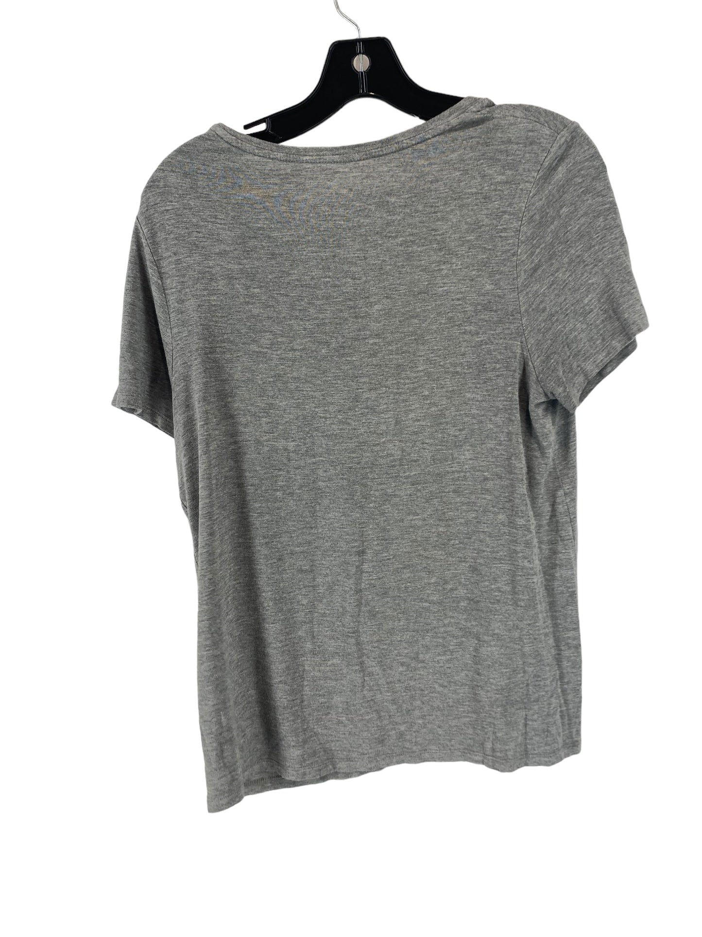 Grey Top Short Sleeve Basic A New Day, Size M