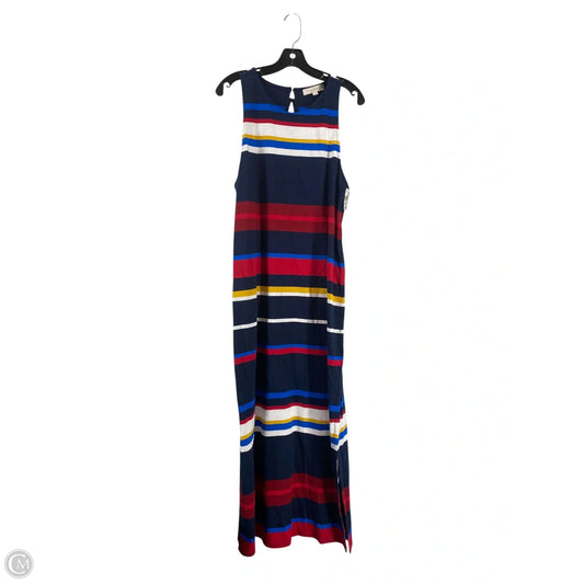 Dress Casual Maxi By Loft In Navy, Size: L