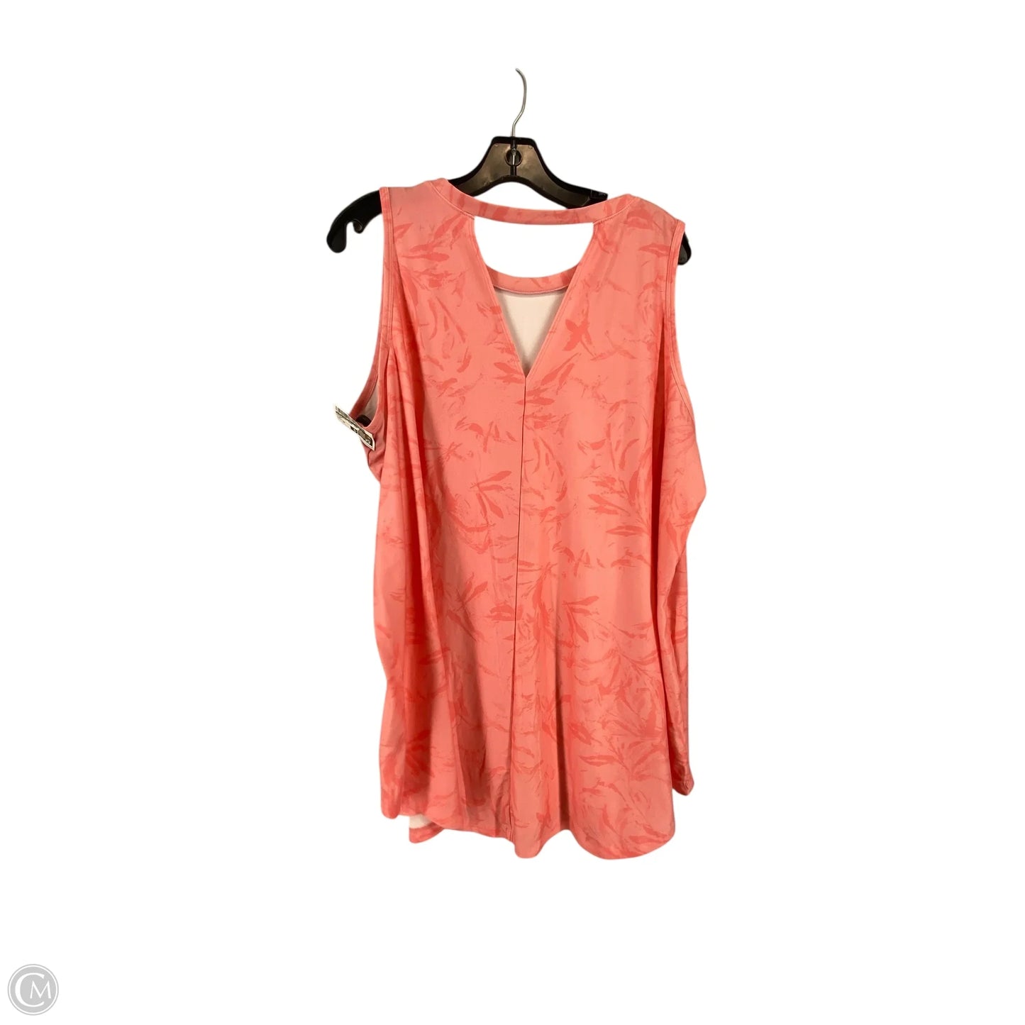 Athletic Tank Top By Livi Active In Pink, Size: 18