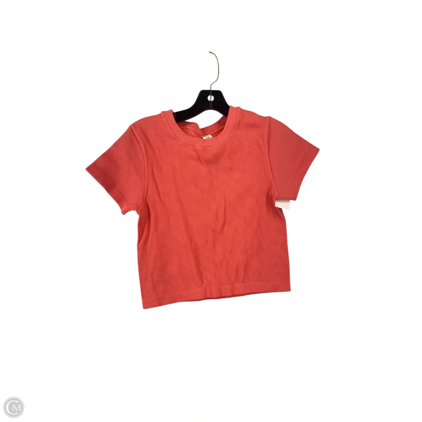Top Short Sleeve By Joy Lab In Coral, Size: L
