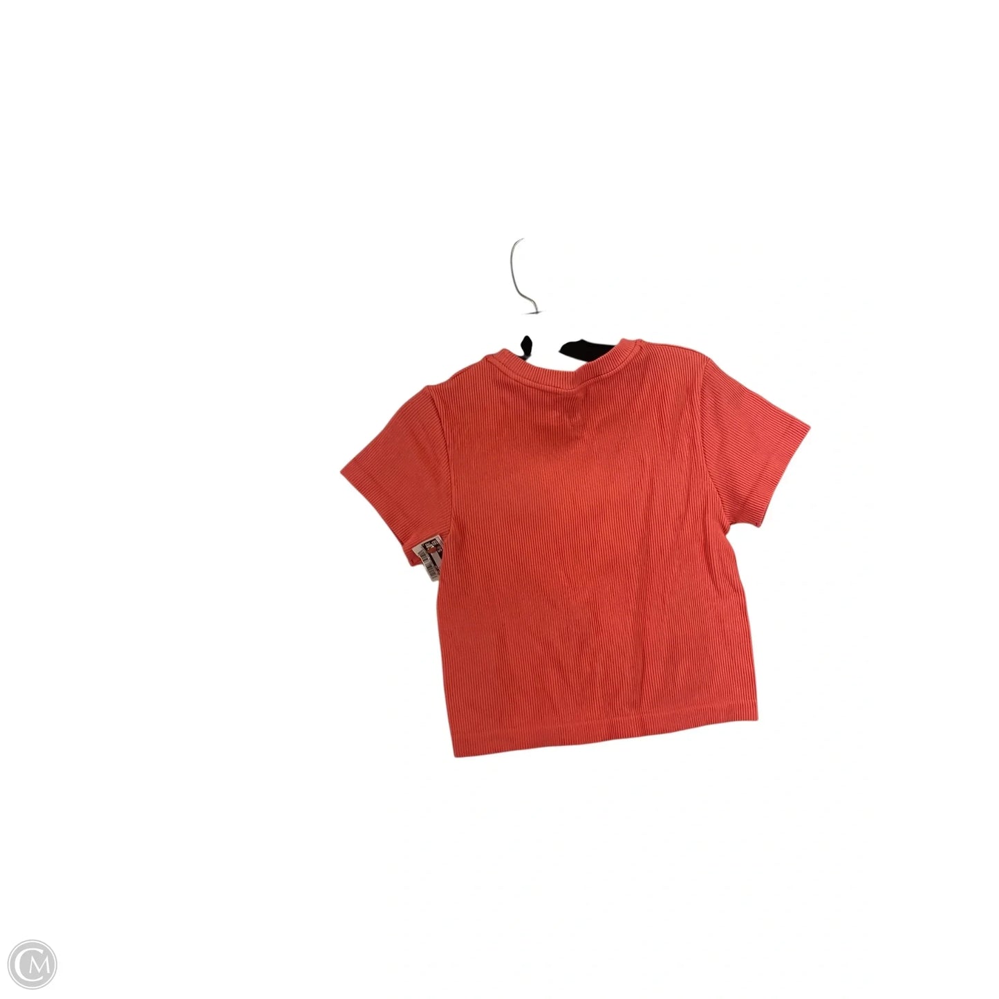 Top Short Sleeve By Joy Lab In Coral, Size: L