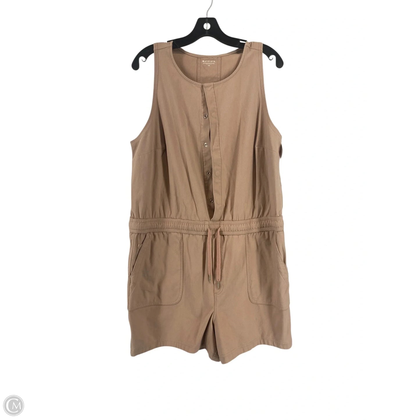 Athletic Dress By Athleta In Brown, Size: 1x