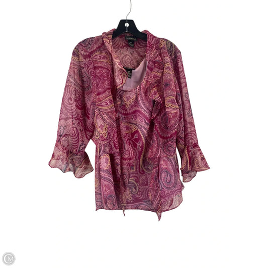 Top Sleeveless By Lane Bryant In Purple, Size: 14