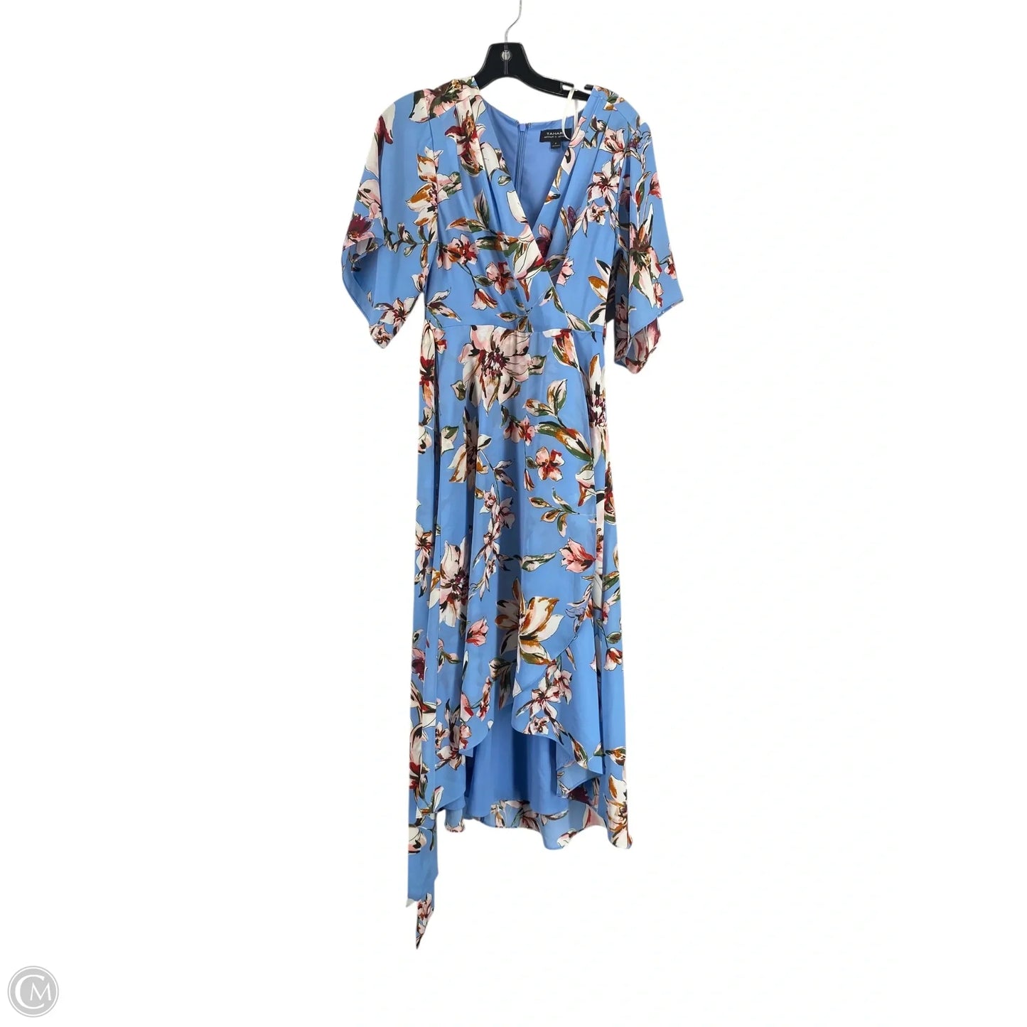 Dress Casual Maxi By Tahari By Arthur Levine In Floral Print, Size: 4