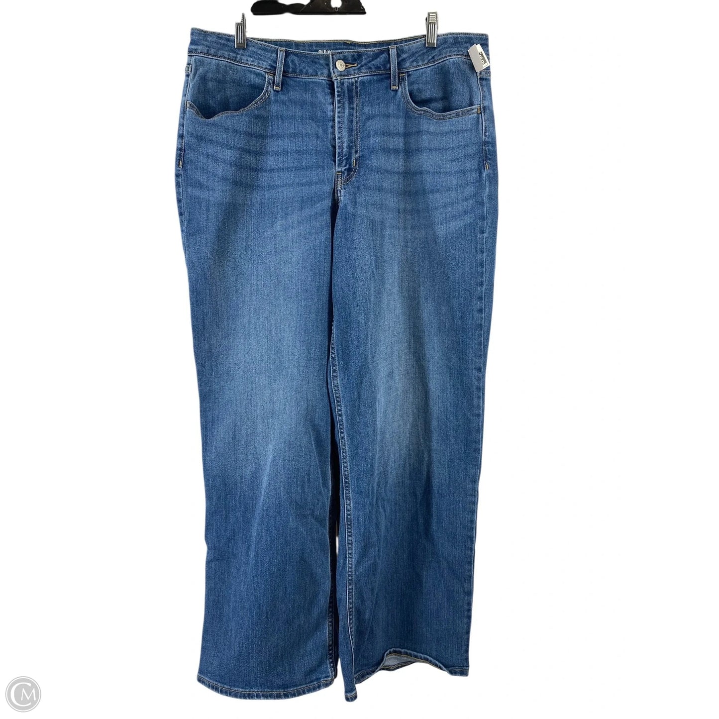 Jeans Straight By Old Navy In Blue Denim, Size: 16