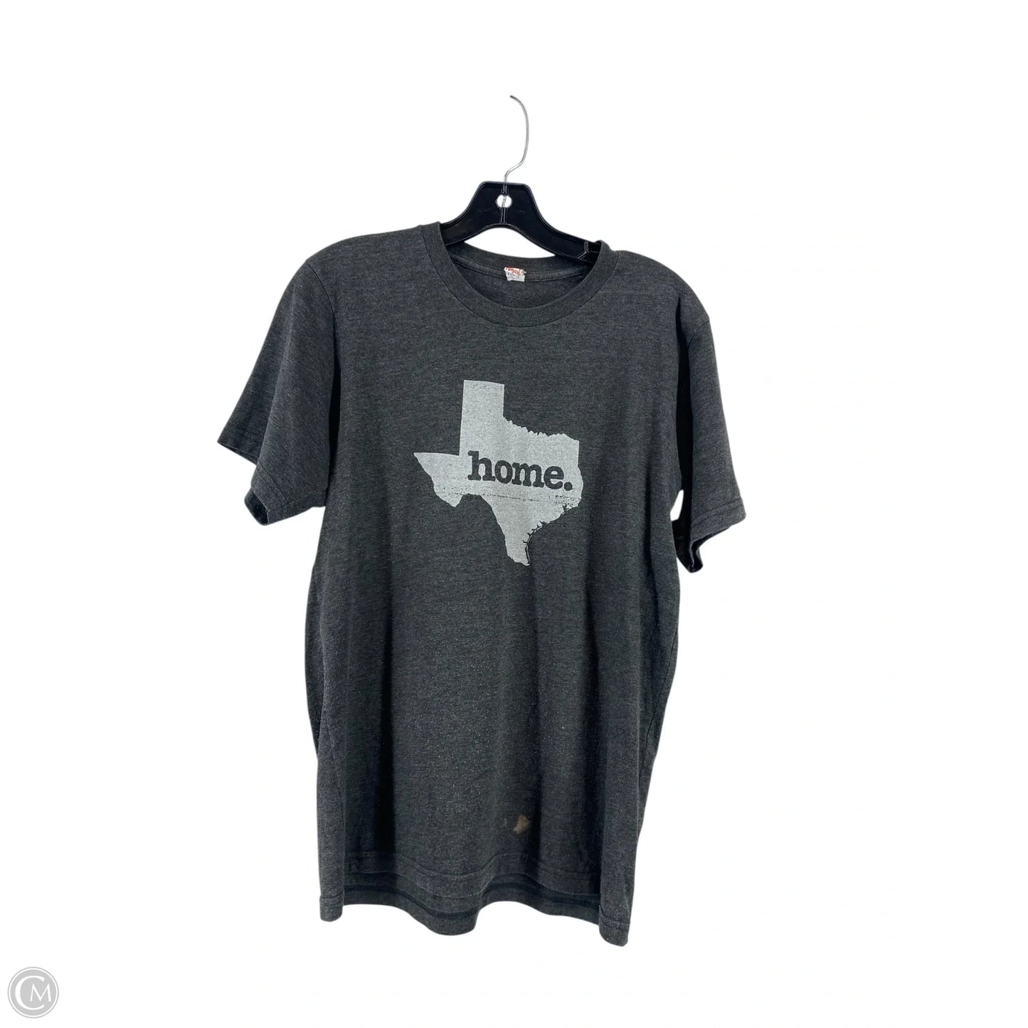 Top Short Sleeve Basic By Clothes Mentor In Grey, Size: M