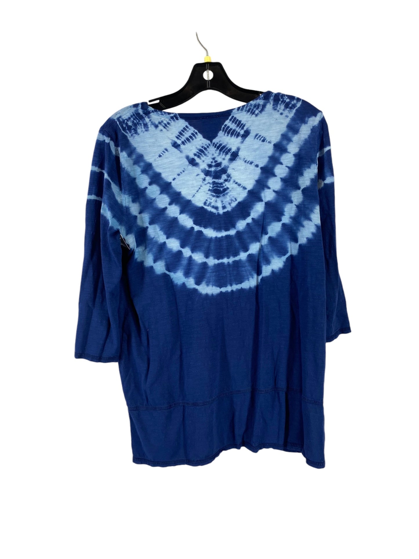 Top Long Sleeve By Chicos In Blue, Size: 0