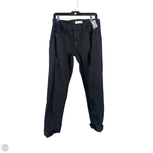 Jeans Straight By Kancan In Black Denim, Size: 16