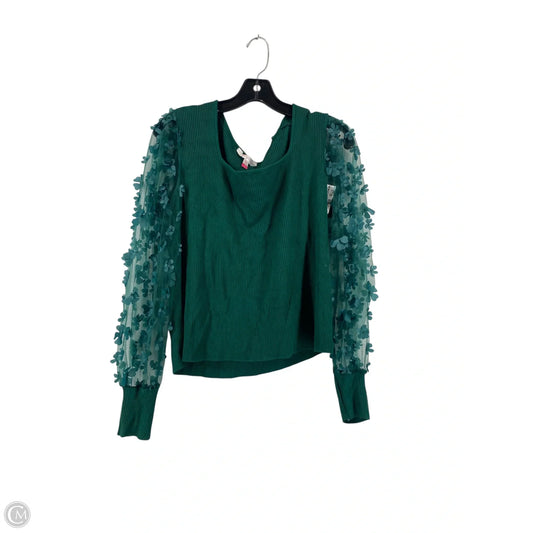 Top Long Sleeve By No Boundaries In Green, Size: Xxl
