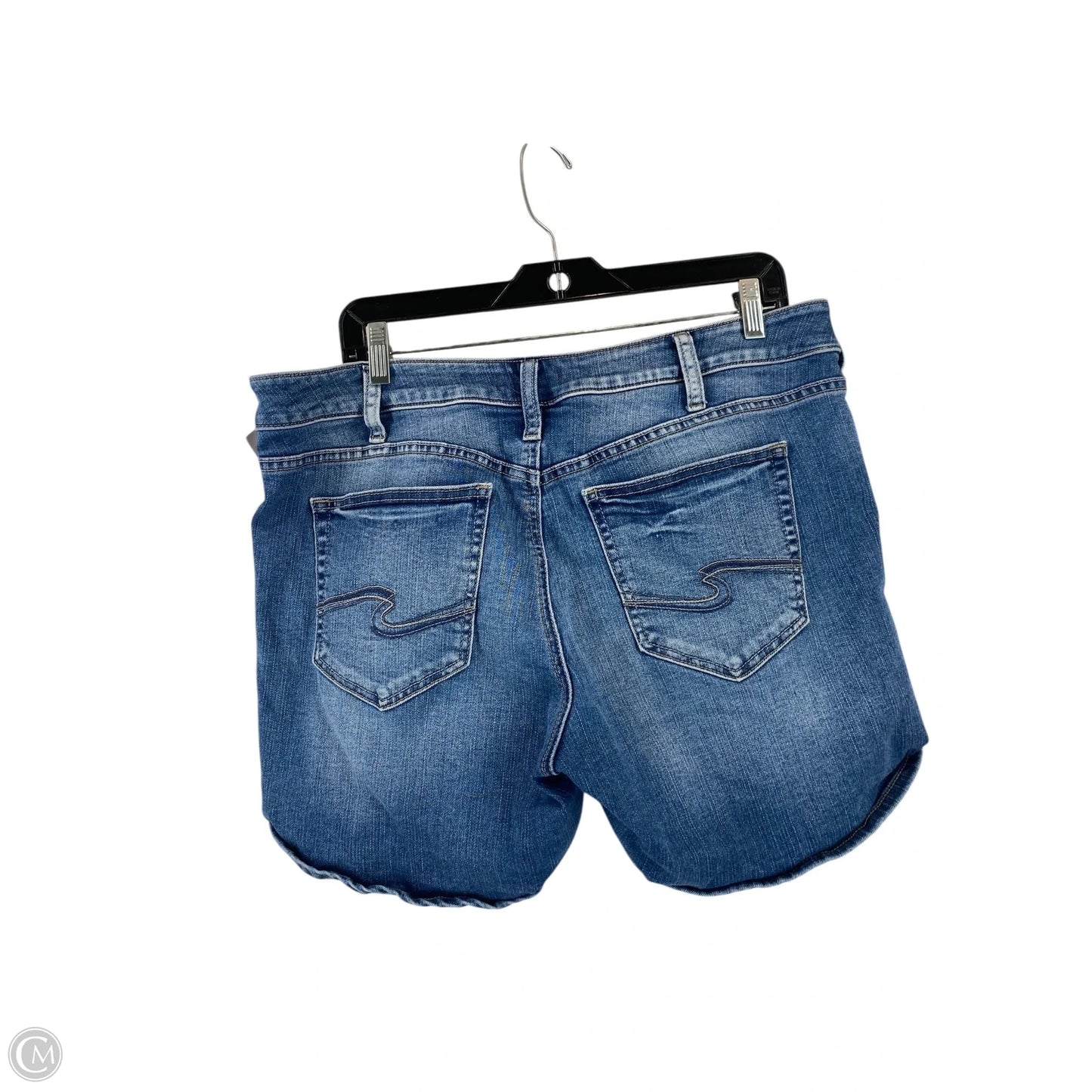 Shorts By Silver In Blue Denim, Size: 20