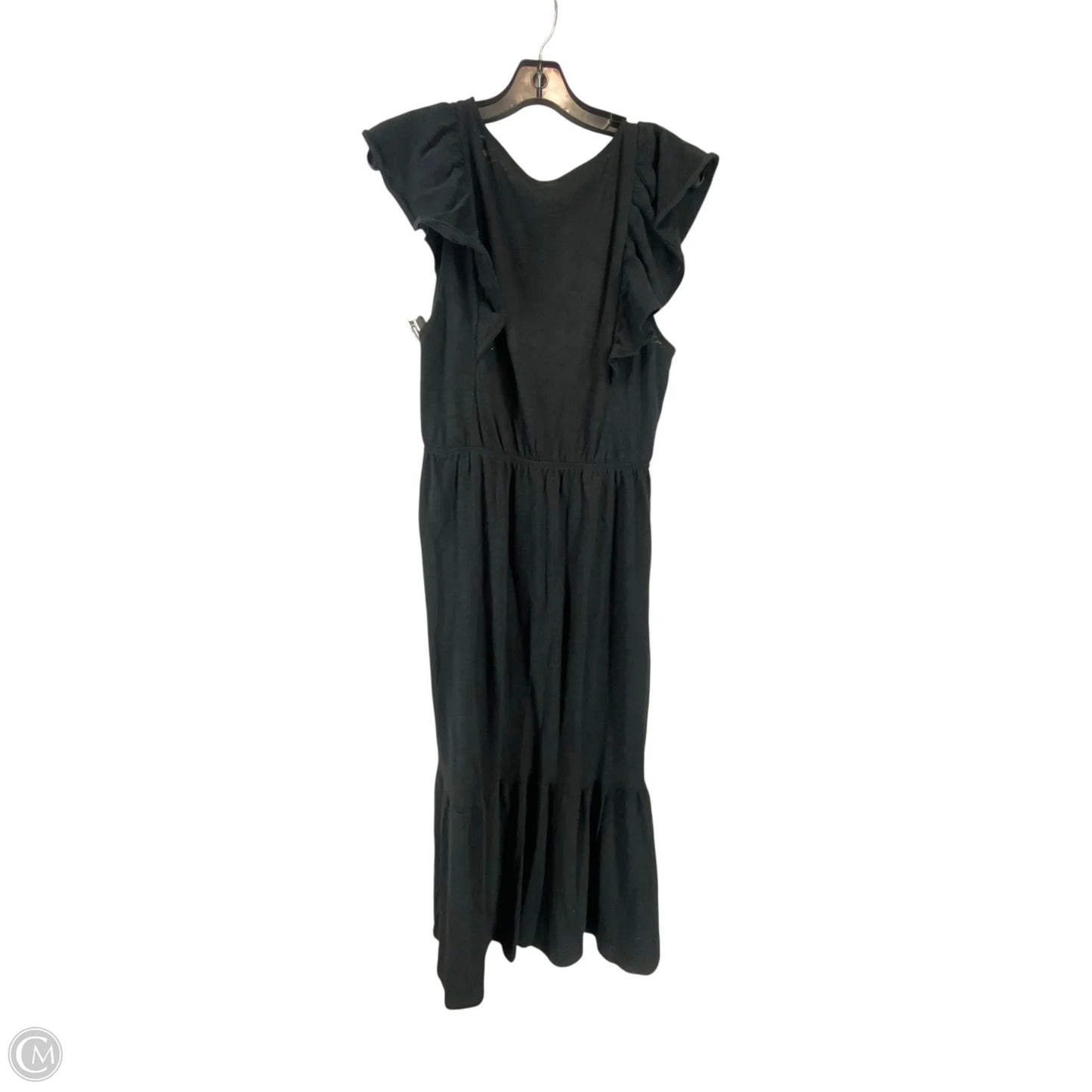Dress Casual Maxi By J. Crew In Black, Size: M