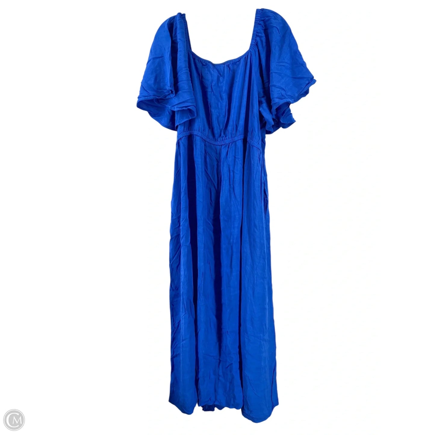 Dress Casual Maxi By Ava & Viv In Blue, Size: 1x