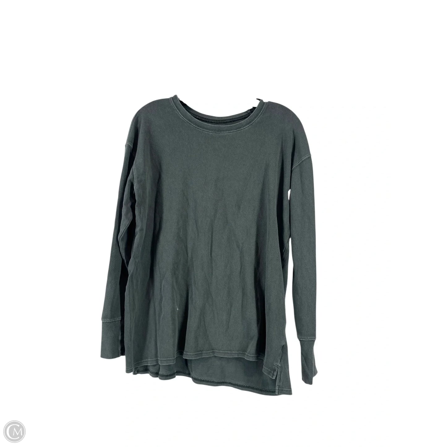 Top Long Sleeve By Aerie In Grey, Size: S