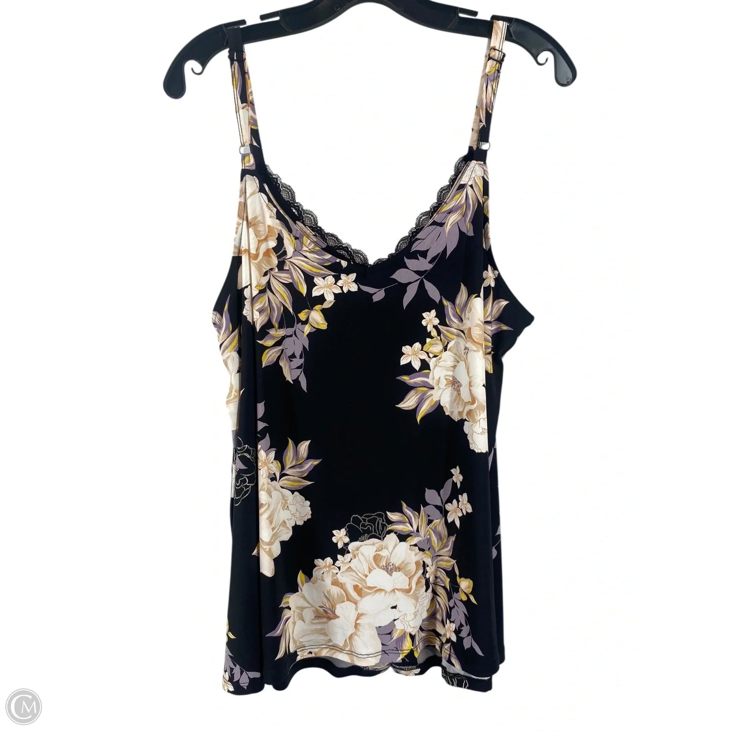 Top Sleeveless By Torrid In Floral Print, Size: 0