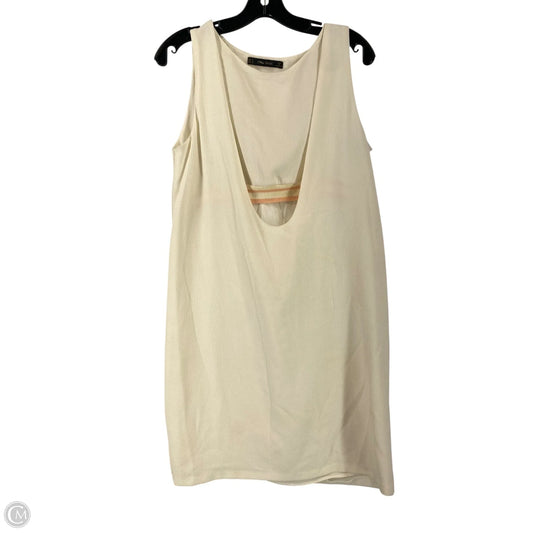 Dress Casual Short By Zara In Cream, Size: M