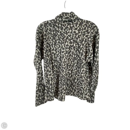 Top Long Sleeve By Vince Camuto In Animal Print, Size: S