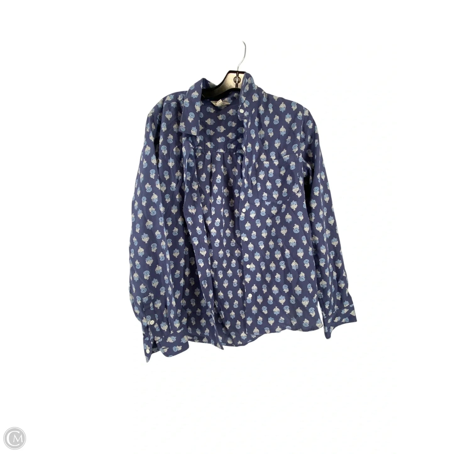 Top Long Sleeve By Lucky Brand In Blue, Size: M