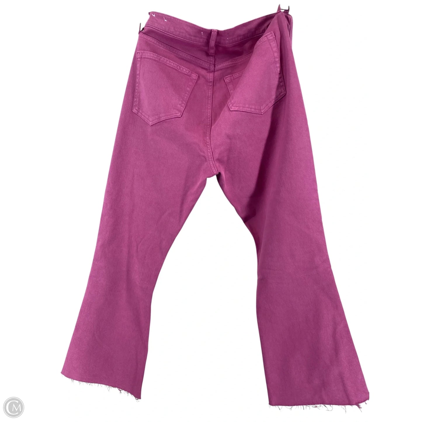 Jeans Straight By Loft In Pink Denim, Size: 6