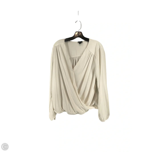 Top Long Sleeve Basic By Torrid In White, Size: 0