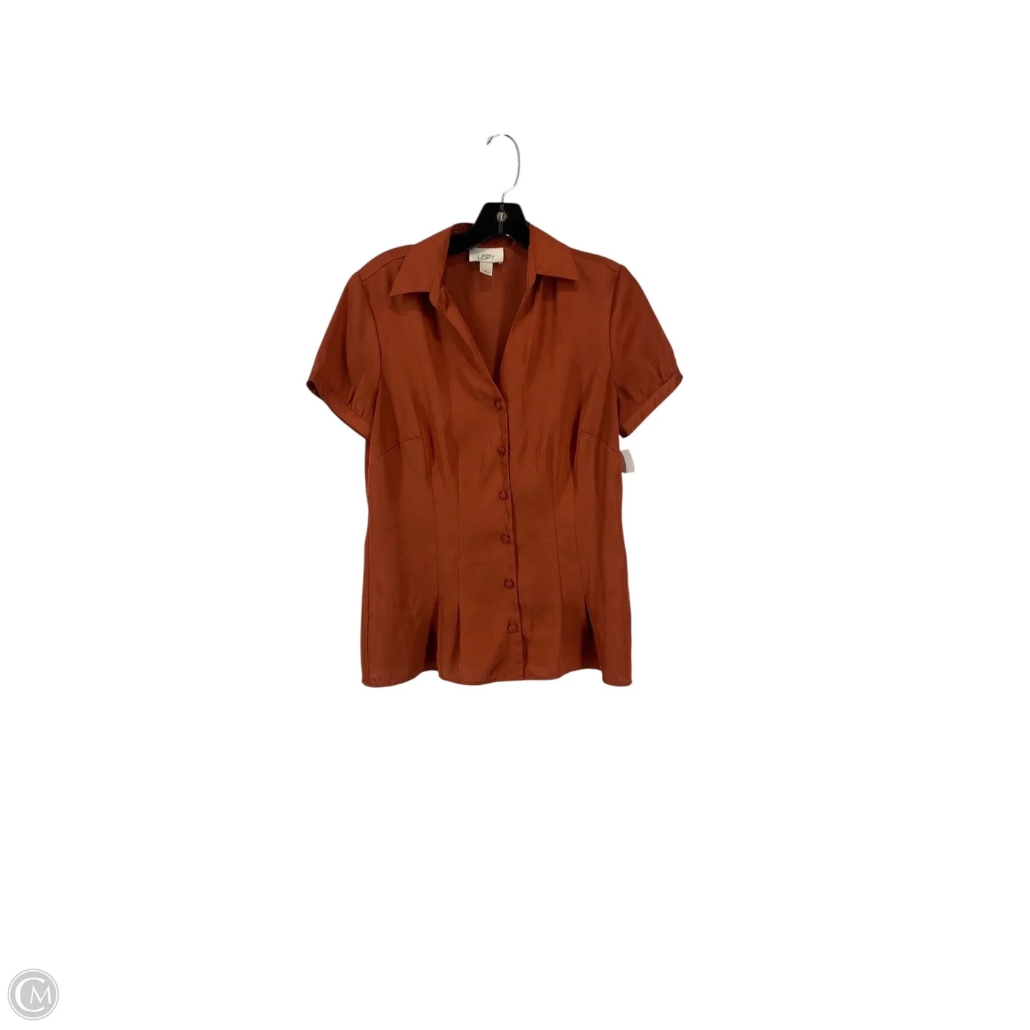 Top Short Sleeve By Loft In Orange, Size: 6