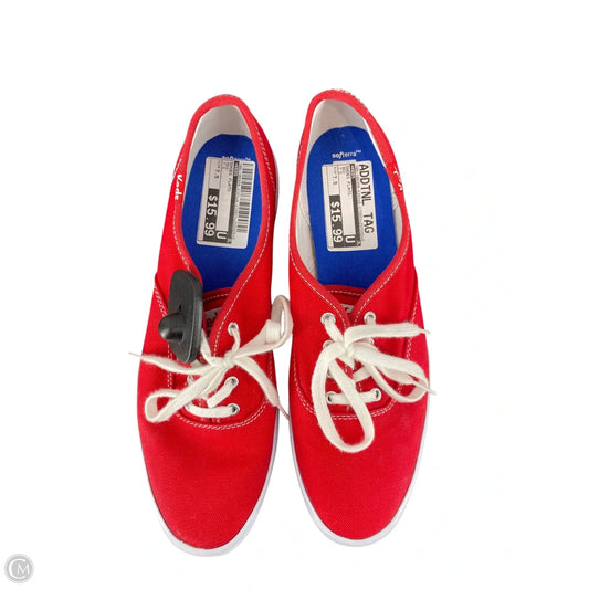 Shoes Flats By Keds In Red, Size: 7.5
