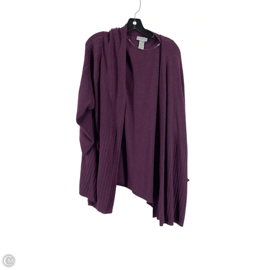 Cardigan By Catherines In Purple, Size: 3x
