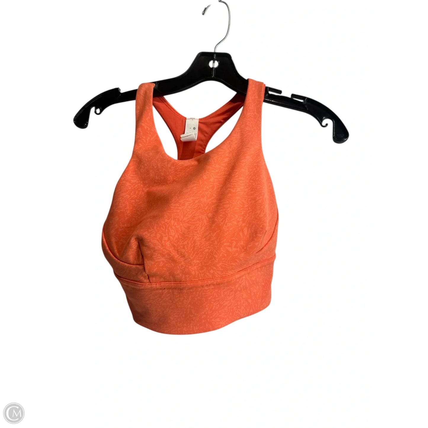 Athletic Bra By Lululemon In Orange, Size: 6