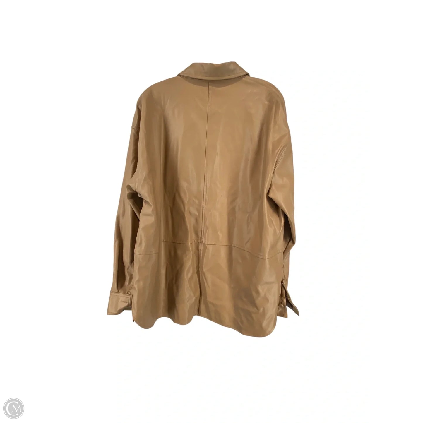 Jacket Leather By Elodie In Brown, Size: Xl