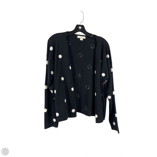 Cardigan By Coldwater Creek In Polkadot Pattern, Size: M