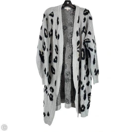 Cardigan By Knox Rose In Animal Print, Size: Xl