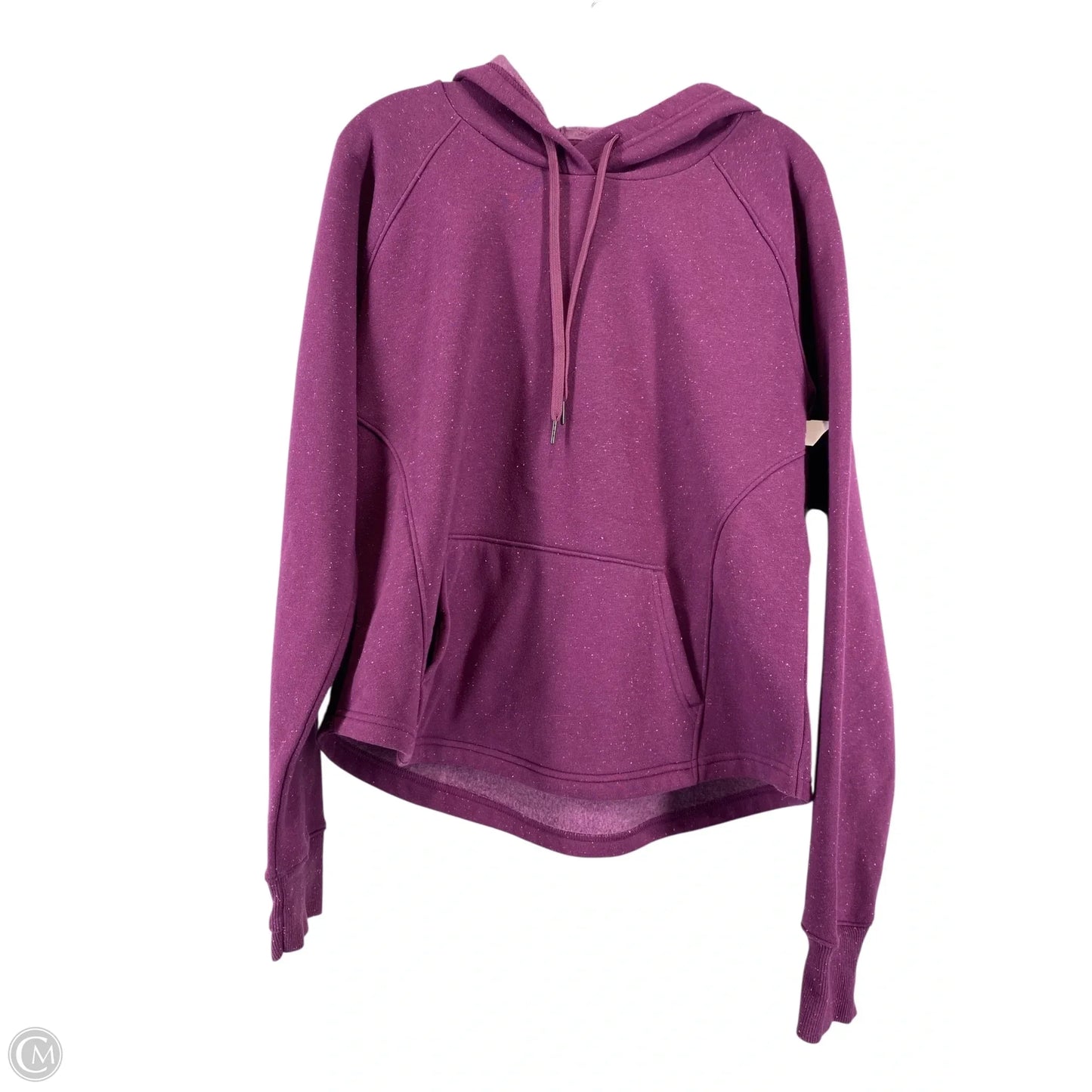 Athletic Sweatshirt Hoodie By Tek Gear In Purple, Size: M
