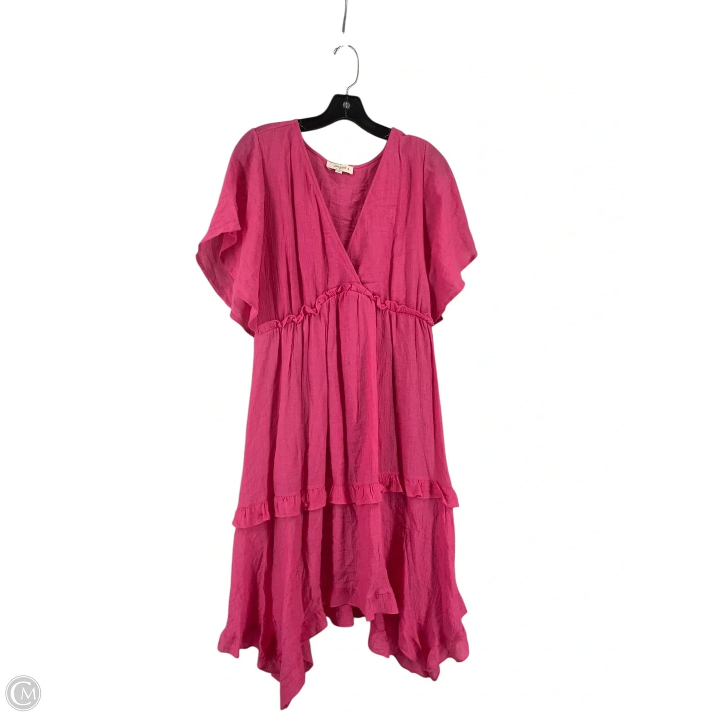 Dress Casual Midi By Umgee In Pink, Size: Xl