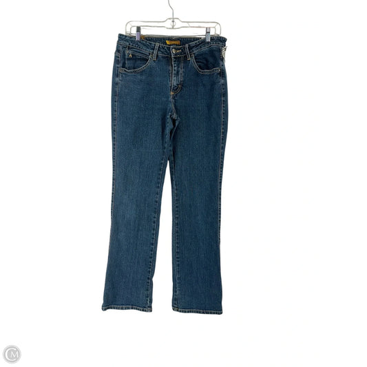 Jeans Straight By Aura In Blue Denim, Size: 12
