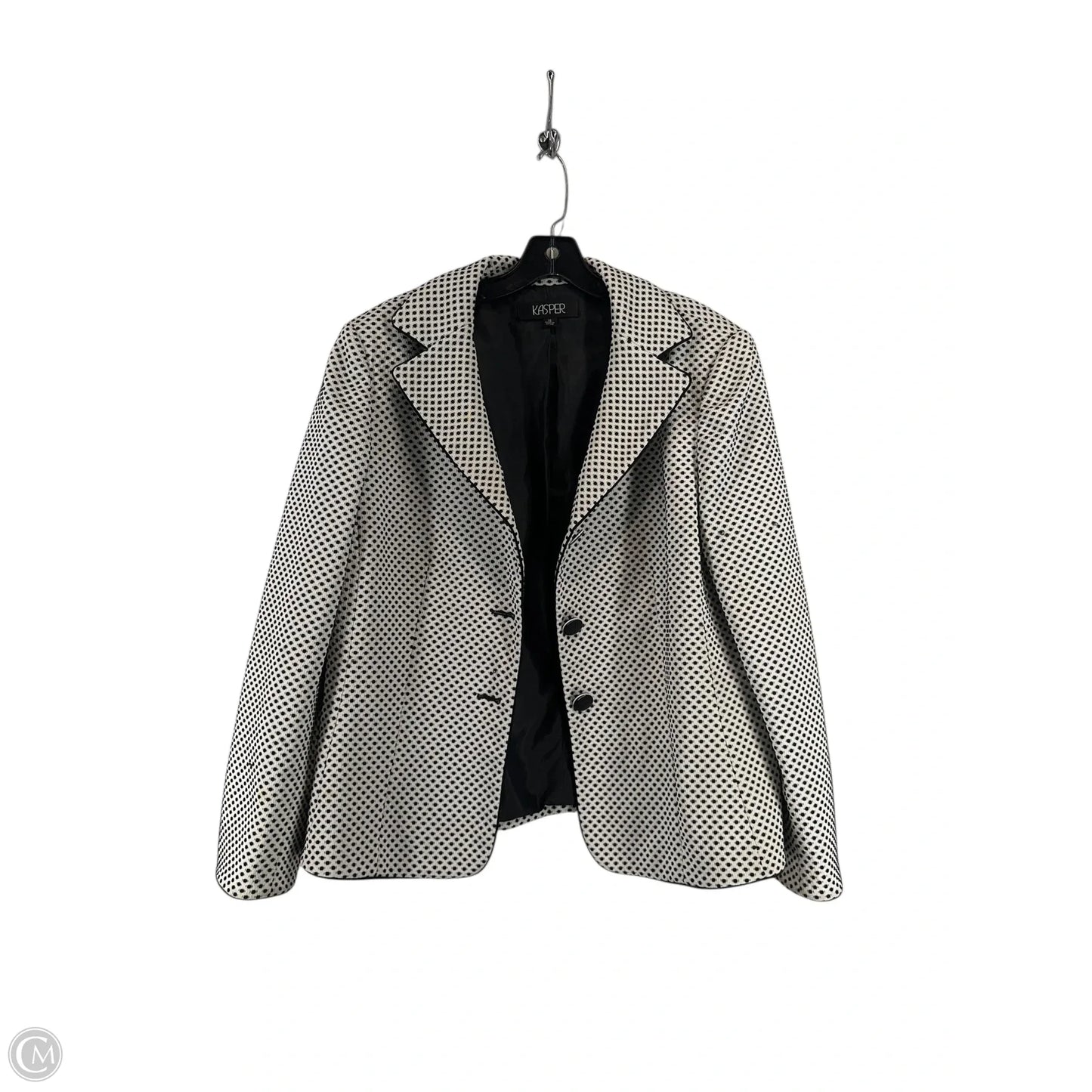 Blazer By Kasper In Polkadot Pattern, Size: 18