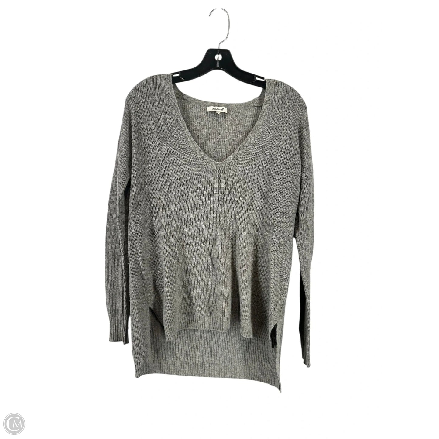 Top Long Sleeve Basic By Madewell In Grey, Size: Xxs