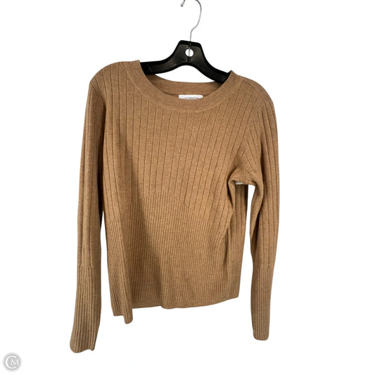 Top Long Sleeve Basic By Liz Claiborne In Brown, Size: S