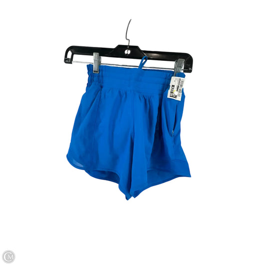 Athletic Shorts By Lululemon In Blue, Size: Xs