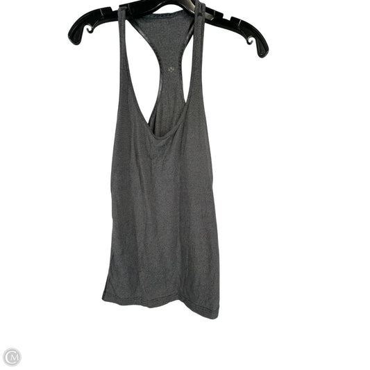 Athletic Tank Top By Lululemon In Grey, Size: M