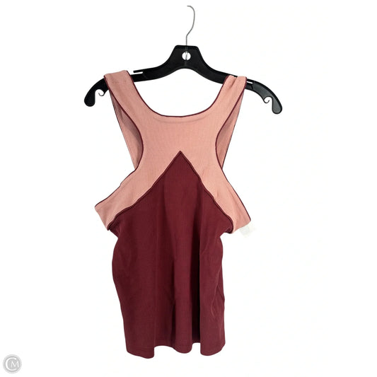 Top Sleeveless By Maeve In Pink, Size: M