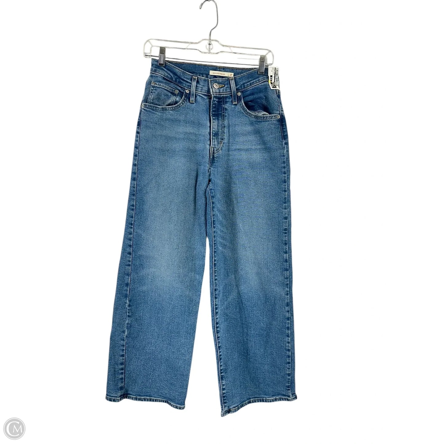 Jeans Wide Leg By Levis In Blue Denim, Size: 28