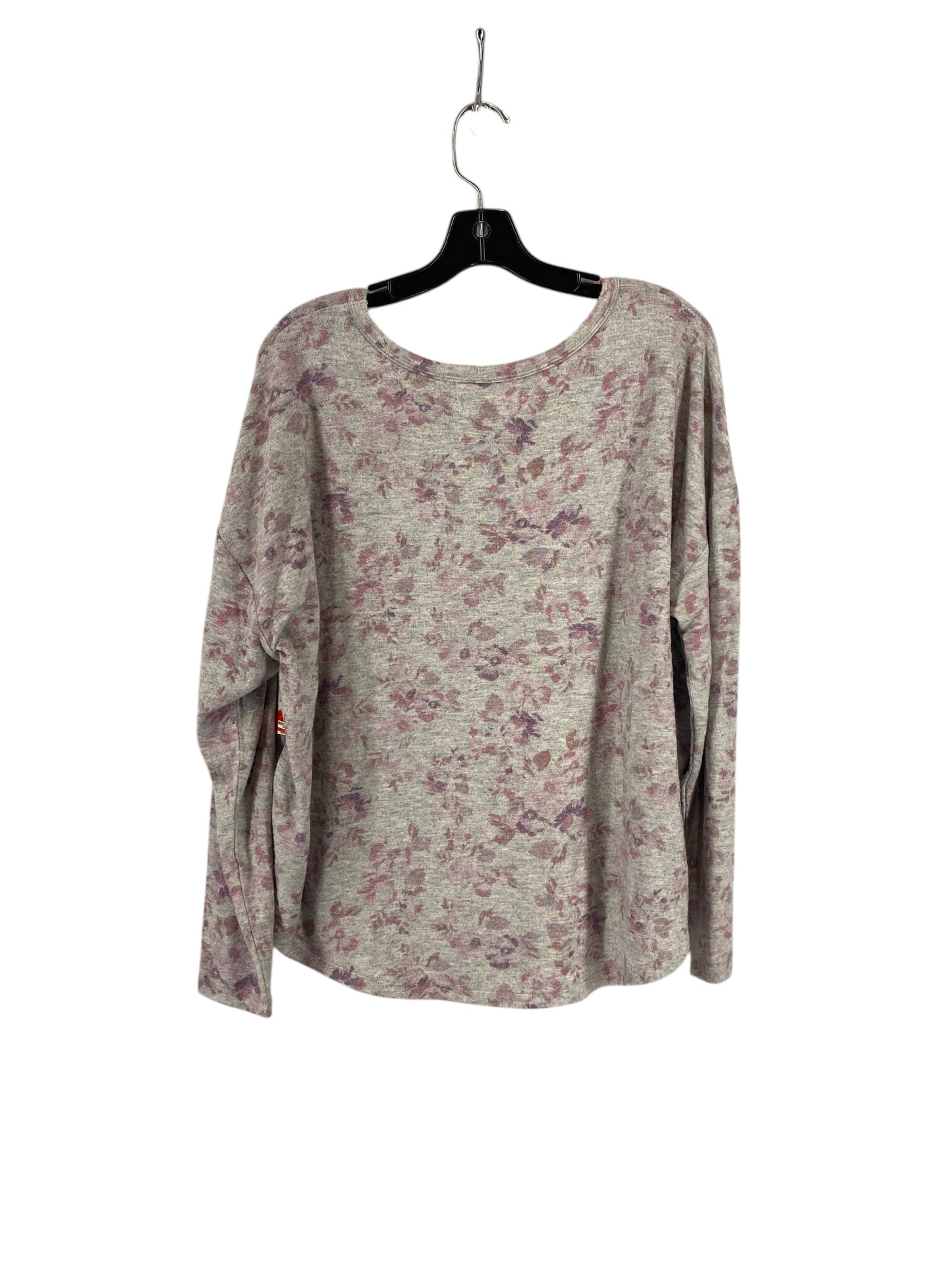 Top Long Sleeve By Lucky Brand In Floral Print, Size: L