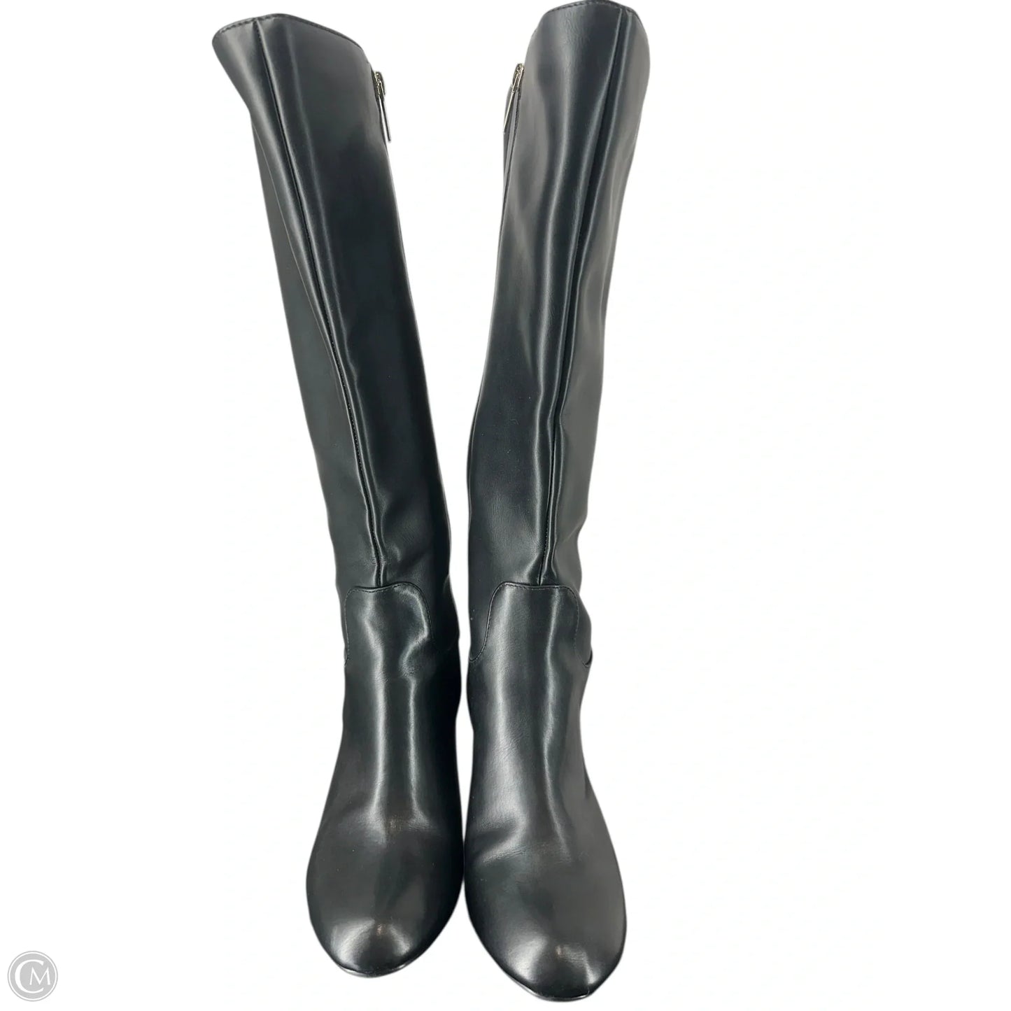 Boots Mid-calf Heels By Crown And Ivy In Black, Size: 7