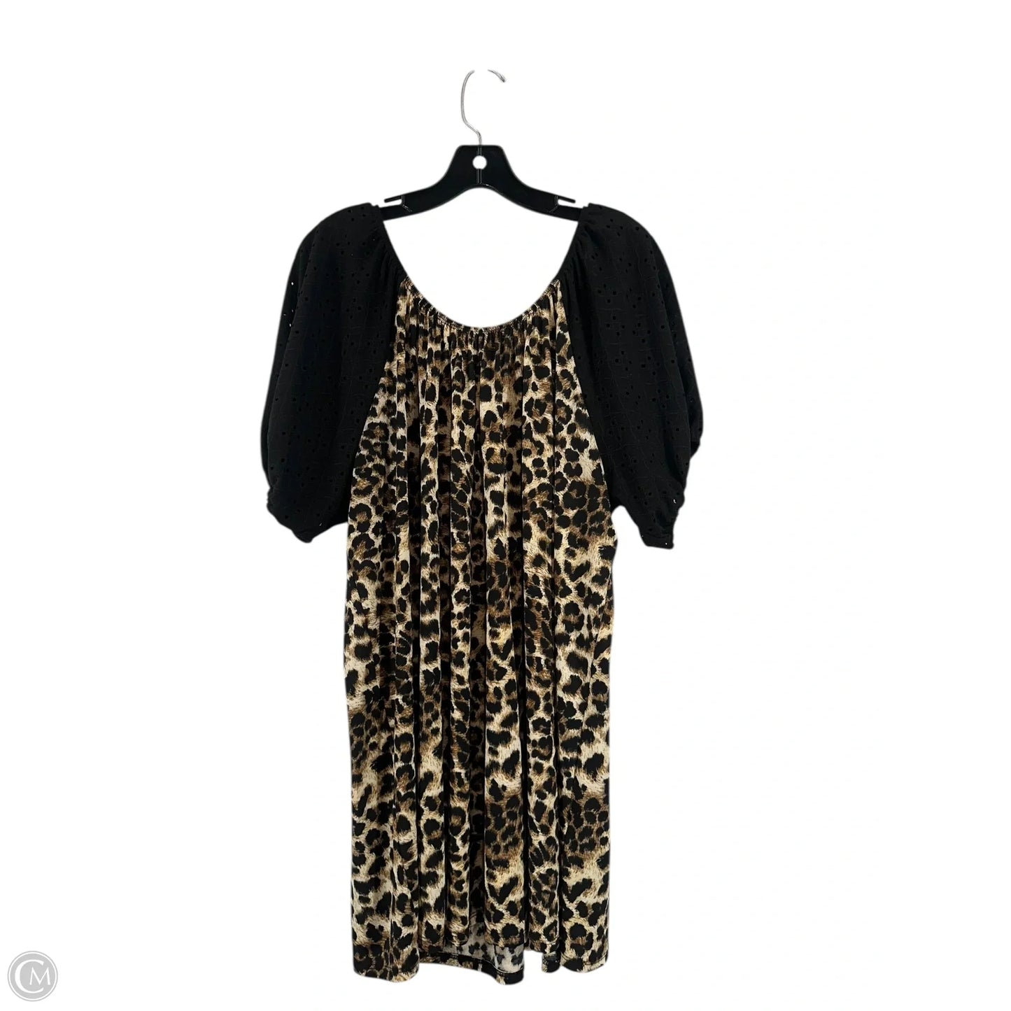 Cardigan By Clothes Mentor In Animal Print, Size: 2x