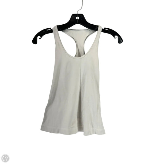 Athletic Tank Top By Lululemon In White, Size: Xs
