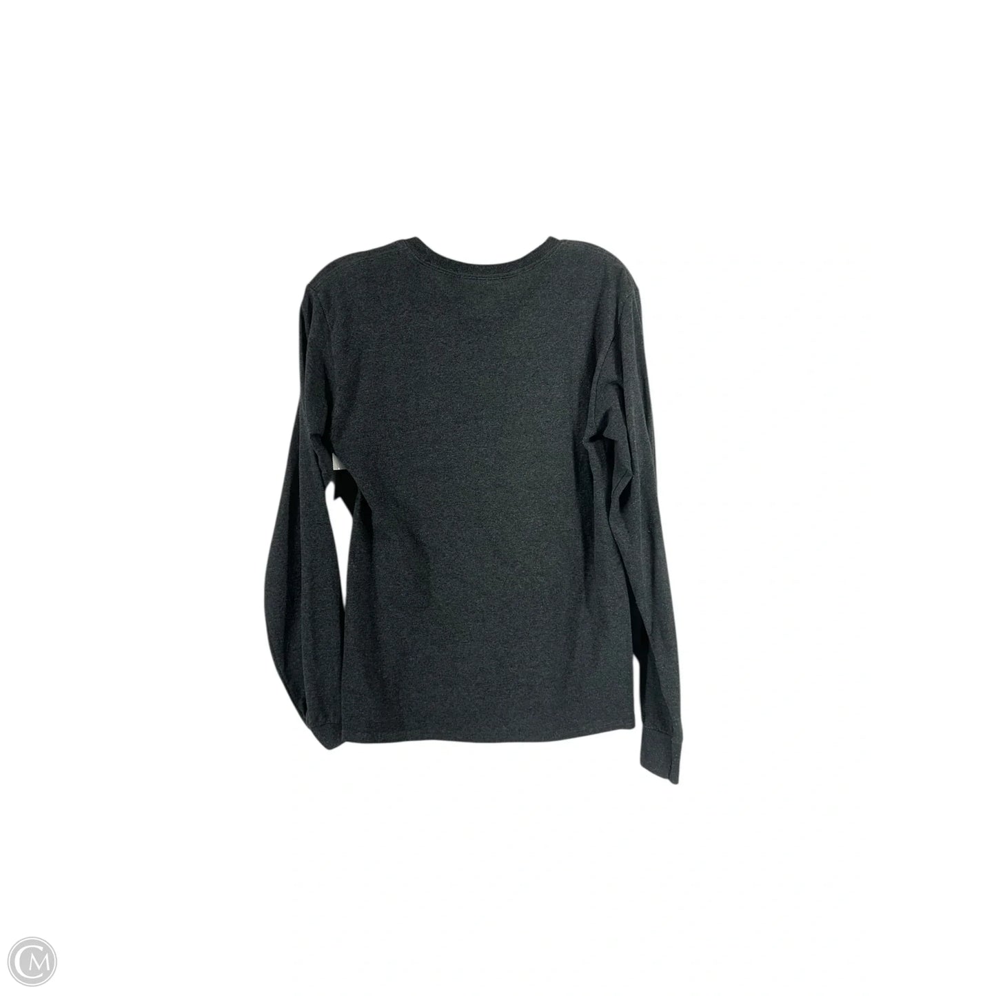 Top Long Sleeve By Champion In Grey, Size: S