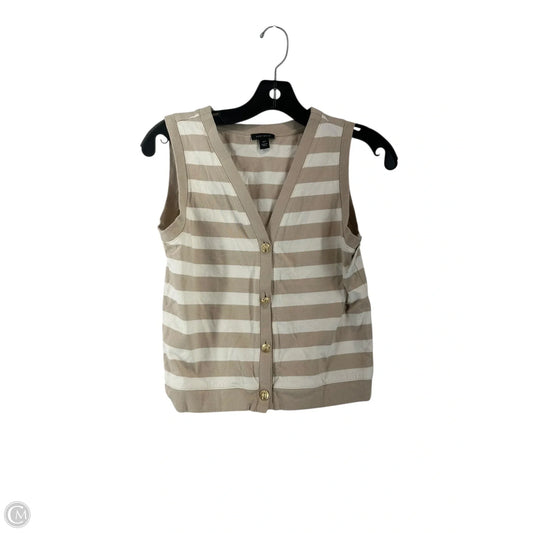 Top Sleeveless By Ann Taylor In Striped Pattern, Size: Xs
